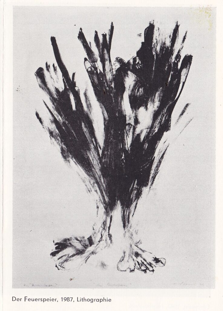 Der Feuerspeier - 1987 - Lithographie